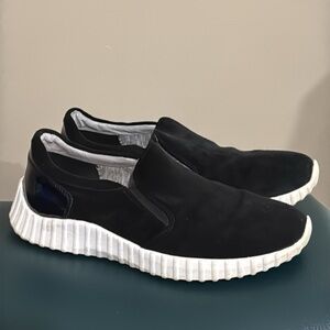 Johnston Murphy XC 4 Waterproof Black Leather Suede  Slip On Women's Size 10M